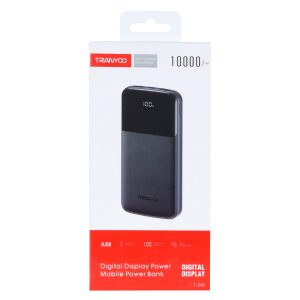 پاوربانک فست شارژ Tranyoo T-D08 با ظرفیت 10000 میلی‌آمپر | خروجی 10W