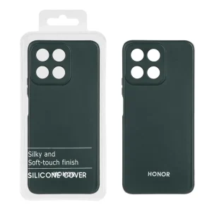 قاب نیو سیلیکون محافظ لنزدار RFF مدل Honor X7c - سبز تیره (پک دار)