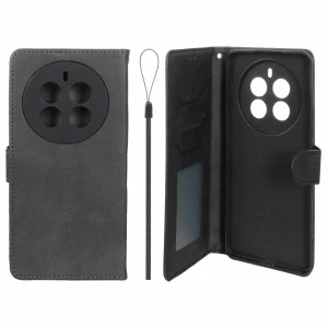 کیف موبایل مگنتی درجه یک داخل خز MNC Plus مدل Realme 12 Pro / Realme 12 Pro Plus - مشکی