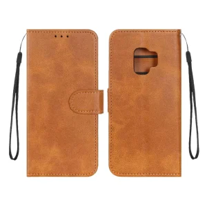 کیف موبایل مگنتی درجه یک MNC مدل Samsung Galaxy S9 - عسلی