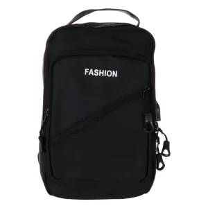 کیف تک بند مدل Body Bag Fashion - مشکی قهوه ای