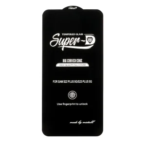 محافظ صفحه نمایش شیشه ای Samsung Galaxy S22 Plus / S23 Plus - Full Cover Super D Mietubl - مشکی (بدون پک) - NTC ORG