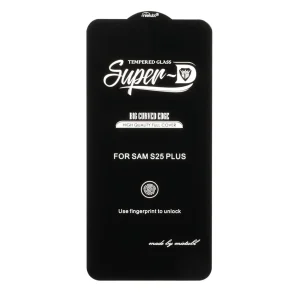 محافظ صفحه نمایش شیشه ای Samsung Galaxy S25 Plus / S24 Plus - Full Cover Super D Mietubl - مشکی (بدون پک) - NTC ORG