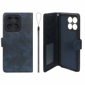 کیف موبایل مگنتی درجه یک داخل خز MNC Plus مدل Honor X8c - سرمه ای