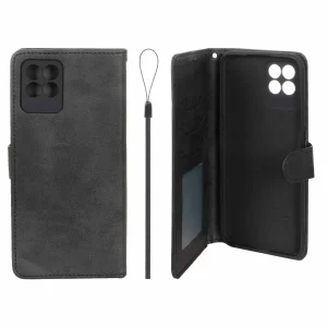 کیف موبایل مگنتی درجه یک داخل خز MNC Plus مدل Realme Narzo 50 - مشکی