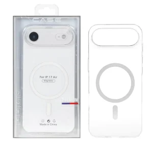 قاب اورجینال کریستالی MagSafe شفاف Premium مدل Apple iPhone 17 Air (پک دار)