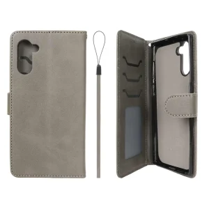 کیف موبایل مگنتی درجه یک داخل خز MNC Plus مدل Samsung Galaxy Note 10 - خاکستری