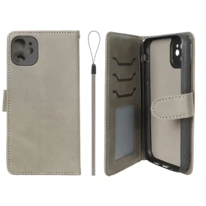 کیف موبایل مگنتی درجه یک داخل خز MNC Plus مدل Apple iPhone 11 - خاکستری