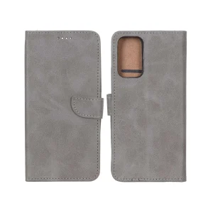 کیف چرمی موبایل مگنتی Xiaomi Redmi Note 10 Pro 4G / Redmi Note 10 Pro Max - خاکستری