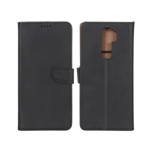 کیف چرمی موبایل مگنتی Xiaomi Redmi Note 8 Pro - مشکی