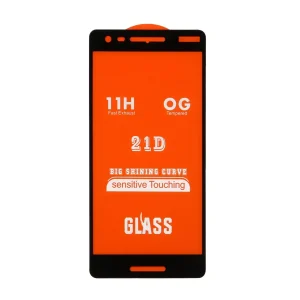 محافظ صفحه نمایش شیشه ای Nokia 2.1 - Full Cover 21D (بدون پک) - مشکی